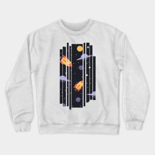 Space illustration Crewneck Sweatshirt